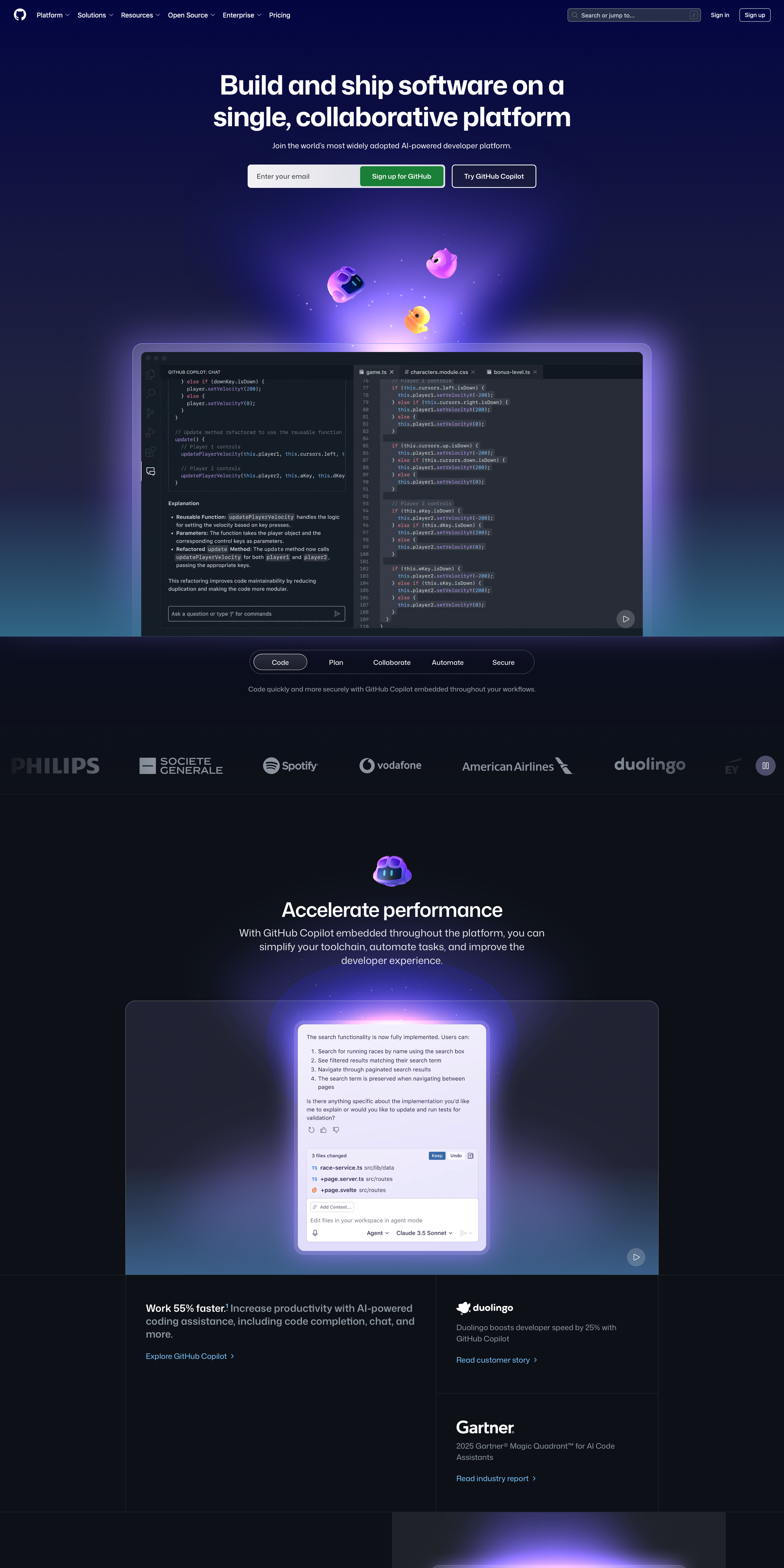 GitHub - Website Screenshot